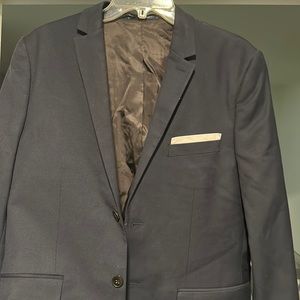 H&M slim fit navy blue blazer size large